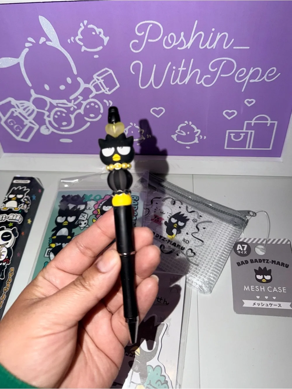 🖤NWT Sanrio Bad Badtz-Maru Stationery bundle